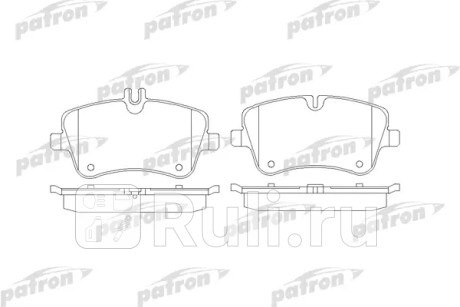 Колодки тормозные дисковые передн mercedes-benz: c class t-model 07-, c-class 00-, c-class t-model 01-, c-class купе 01-, c-class универсал 00-01, clk 02-, clk кабрио 03-, PATRON PBP1428  для Разные, PATRON, PBP1428