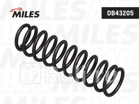 Пружина задней подвески усиленная honda cr-v (obk c4h10112h) (lesjofors 4235735) db43205 MILES DB43205  для прочие 2, MILES, DB43205