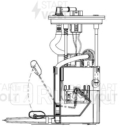 Модуль топливного насоса для а,м kia carens 06- 2.0i sfm 2004 STARTVOLT SFM2004  для прочие 2, STARTVOLT, SFM2004