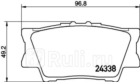 Колодки тормозные дисковые задние toyota camry 06-11 d2269h MK KASHIYAMA D2269H  для прочие 2, MK KASHIYAMA, D2269H