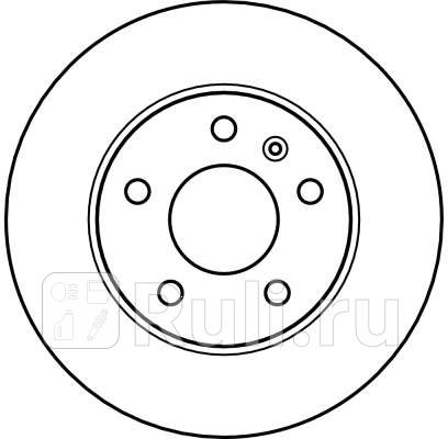 Диск тормозной задний opel astra g, h df4051 TRW DF4051  для прочие 2, TRW, DF4051